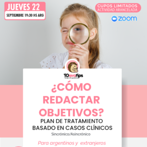 Redacción de Objetivos ( GRABACIÓN)